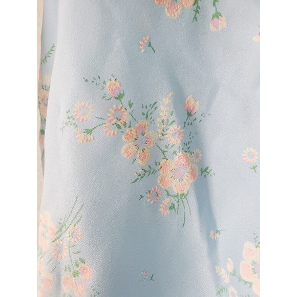 VTG Women's Size M/L Boho Hippie Handmade Floral Long Sleeve Maxi Dress … - Picture 4 of 9